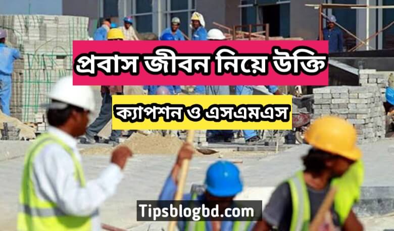 প্রবাস জীবন নিয়ে উক্তি