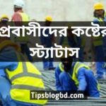 প্রবাসীদের কষ্টের স্ট্যাটাস