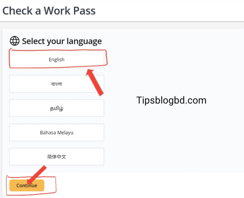 সিঙ্গাপুর কাজের ভিসা চেক করার নিয়ম Check Singapore work pass